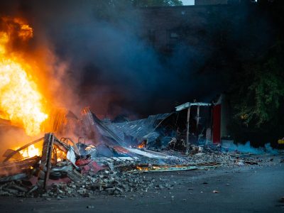 O'Reilly Auto Parts Fire, Nicollet Ave, Minneapolis