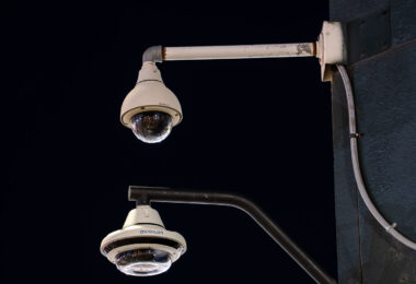 Avigilon bubble cameras.