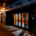 Broken windows at the Uptown Theatre on Hennepin Ave during the 3rd day of protests in Minneapolis following the death of George Floyd.