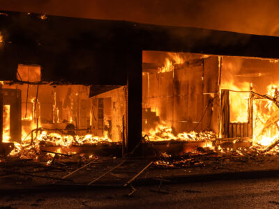Lake Street Building Fire, Minneapolis