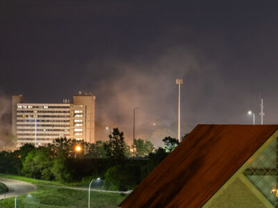 Minneapolis Uprising Smoke, Lake Street Area
