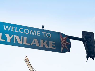 Burned Lynlake Sign, Minneapolis 2020