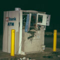 A broken into US Bank ATM on Lake Street during the 2nd day of protests in Minneapolis following the death of George Floyd.