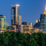 Downtown Minneapolis as seen from Boom Island Park.