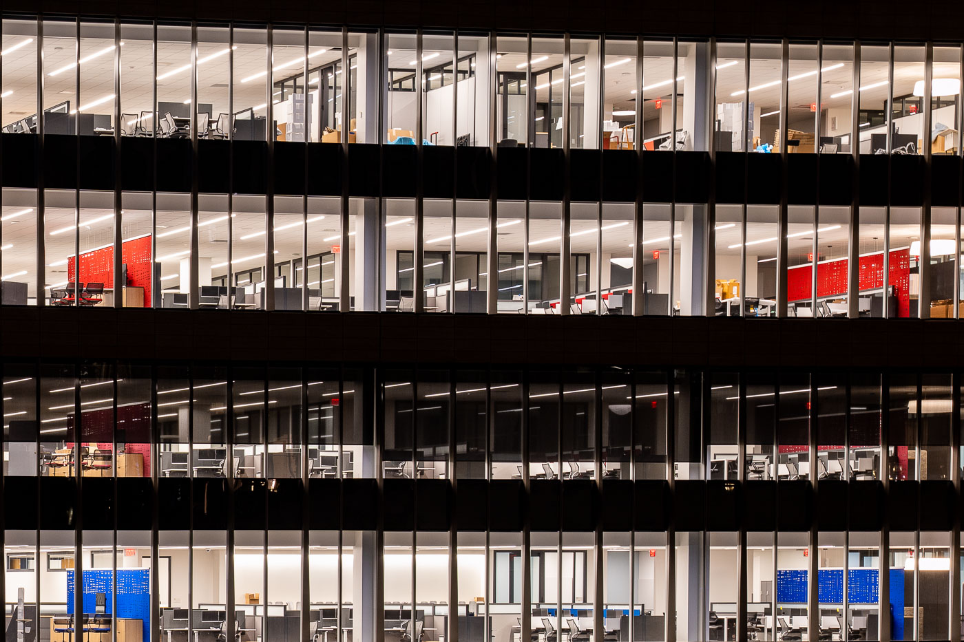 Cubicles in downtown Minneapolis