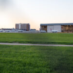 A Delta Hangar at Minneapolis–Saint Paul International Airport.