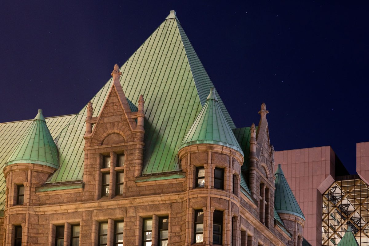 Downtown Minneapolis City Hall At Night