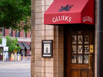 Black Lives Matter Sign at Gluek's Bar, Minneapolis