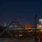 International Market Square in Minneapolis as seen from the Minneapolis Sculpture Garden.
