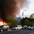 O'Reilly Auto Parts fire on May 30, 2020 after 4 nights of protests following the death of George Floyd.