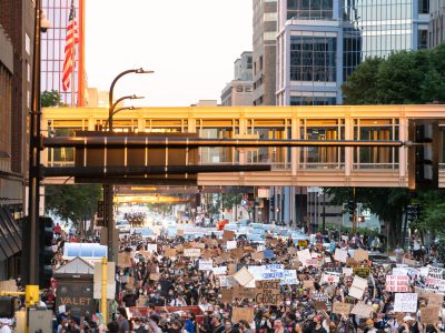 George Floyd Protest March, Downtown Minneapolis