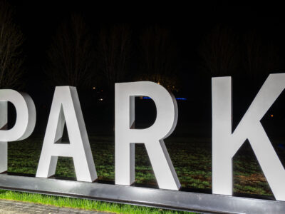 Gold Medal Park Signage, Minneapolis