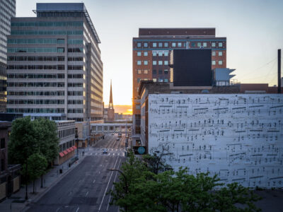 S 10th St Sunset, Downtown Minneapolis