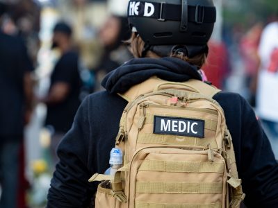 Street Medic at George Floyd Square Protest