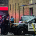 Minneapolis Police fire less lethal weapons pushing people away from the third precinct. Protesters marched from the site of George Floyd's death to the precinct.