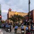 Minneapolis Police surround the 3rd Precinct during the 2nd day of protests in Minneapolis following the death of George Floyd.