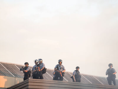 Minneapolis Police 3rd Precinct Rooftop