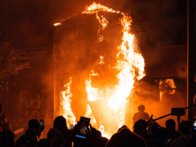 Minneapolis Police 3rd Precinct Fire