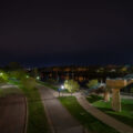 West River Parkway and the Mississippi River near downtown Minneapolis.