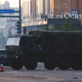 The Minnesota National Guard, Minneapolis Fire Department and Minneapolis Police on Lake Street and Chicago Avenue in South Minneapolis after nights of protest after the murder of George Floyd. May 2020.