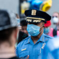 Minneapolis Police Chief Medaria Arradondo speaks at George Floyd Square on May 31, 2020 following nights of protest after the death of George Floyd Square.