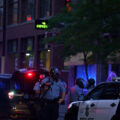 Minneapolis Police load up their less lethal weapons in Downtown Minneapolis during the 3rd day of protests in Minneapolis following the death of George Floyd.