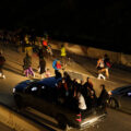 Protesters marching down I-94 on the 4th day of protests in Minneapolis following the death of George Floyd.