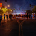 Minnehaha Liquor on Lake Street during the 3rd day of protests in Minneapolis following the death of George Floyd.