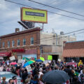 Protesters marching the 2 miles from 38th St and Chicago Ave towards the Minneapolis Police 3rd Precinct. George Floyd was killed the day before.