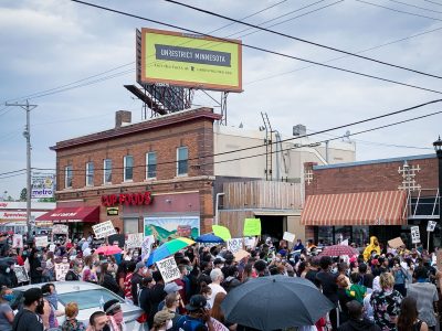 George Floyd Protest at Cup Foods, Minneapolis