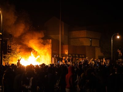 Minneapolis Police 3rd Precinct Fire, Lake Street Protest