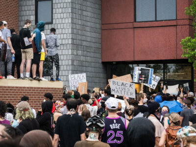 Protest at Minneapolis Police Third Precinct
