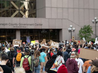 George Floyd Protest at Hennepin County Government Center