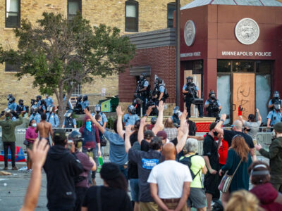 George Floyd Protest at Minneapolis Police 3rd Precinct