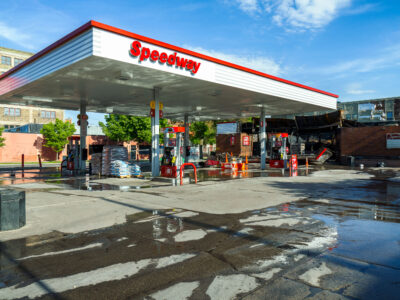 Speedway Gas Station Fire Damage, Minneapolis
