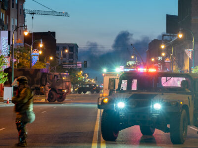 National Guard on Lake Street, Minneapolis