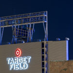 Target Field near downtown Minneapolis. Home of the MLB's Minnesota Twins baseball team.