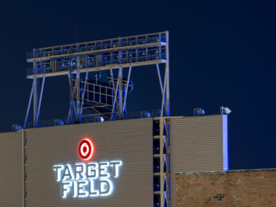 Target Field Illuminated Sign, Minneapolis North Loop
