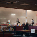 Looting at the Target Store that was across the street from the Minneapolis Police 3rd Precinct. The store would be looted for days during the protests following the death of George Floyd.