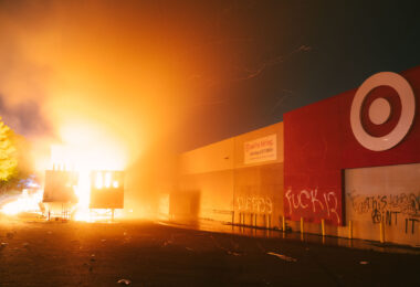 A fire at the Target Store on East Lake in Minneapolis on May 28th, 2020.