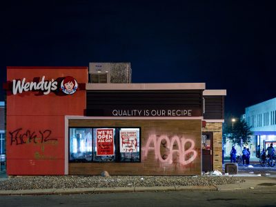 Wendy's and Minneapolis Police,  Minneapolis Protests