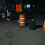 During George Floyd unrest neighborhoods in South Minneapolis closed off their streets with whatever they could find.