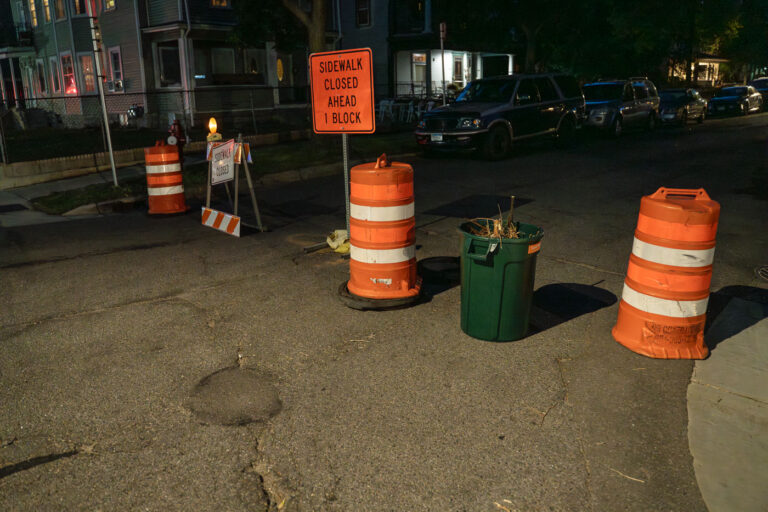 South Minneapolis street barricades 2 During George Floyd unrest neighborhoods in South Minneapolis closed off their streets with whatever they could find.