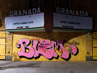 Granada Theatre, Justice 4 George Floyd Marquee & BLM, Uptown