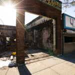 Burned out buildings on Chicago Ave in South Minneapolis following unrest over the murder of George Floyd.