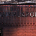 Lake Street Station post office in Minneapolis. Damaged during riots following the murder of George Floyd.