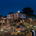 The community gathering at George Floyd Squad about a week after his May 25th, 2020 death.