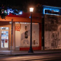 Artwork covering boards on retail store on Hennepin Ave in Minneapolis. The boards were put up unrest in Minneapolis following the May 25th, 2020 death of George Floyd.