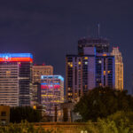 Target Headquarters in downtown Minneapolis used their 700,000 LEDs to display the Juneteenth flag.