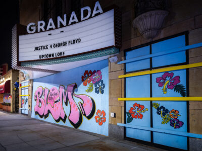 Granada Theatre Marquee: Justice 4 George Floyd, Uptown, Minneapolis